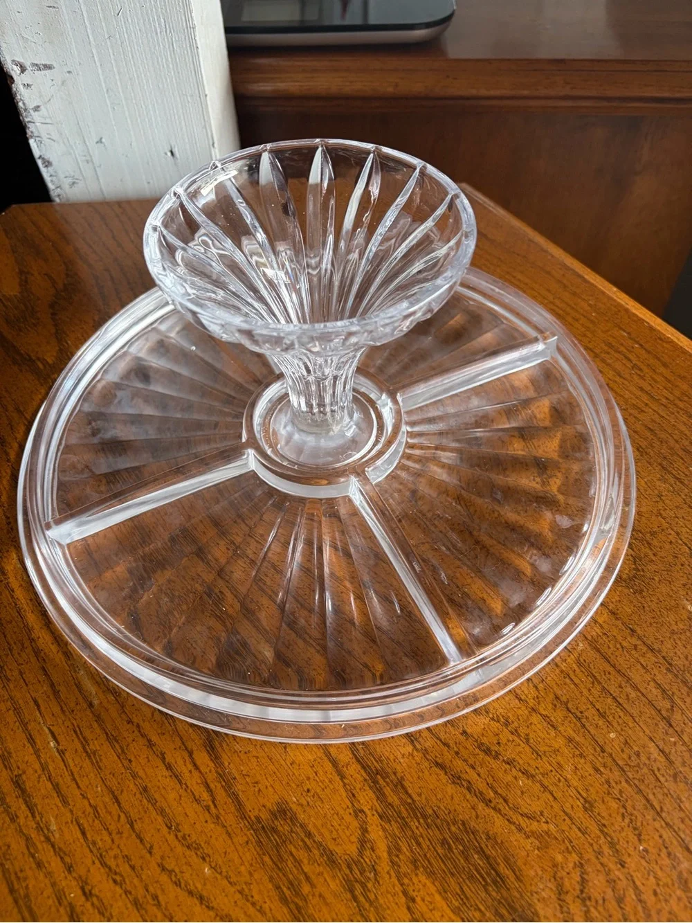 Glass Hors D’oeuvre Serving Tray